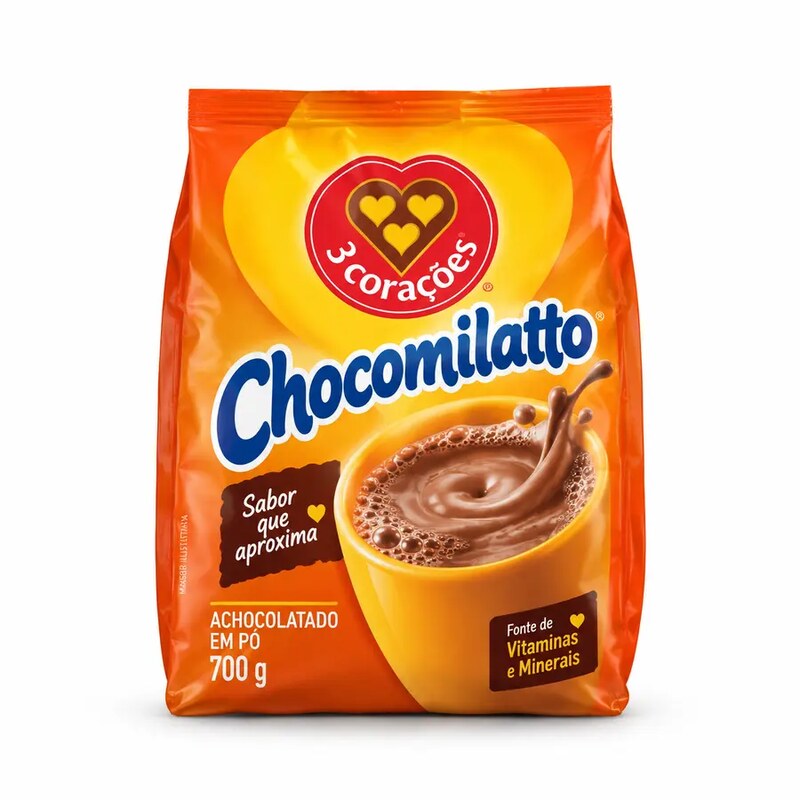 Achocolatado em Pó Chocomilatto 3 Corações